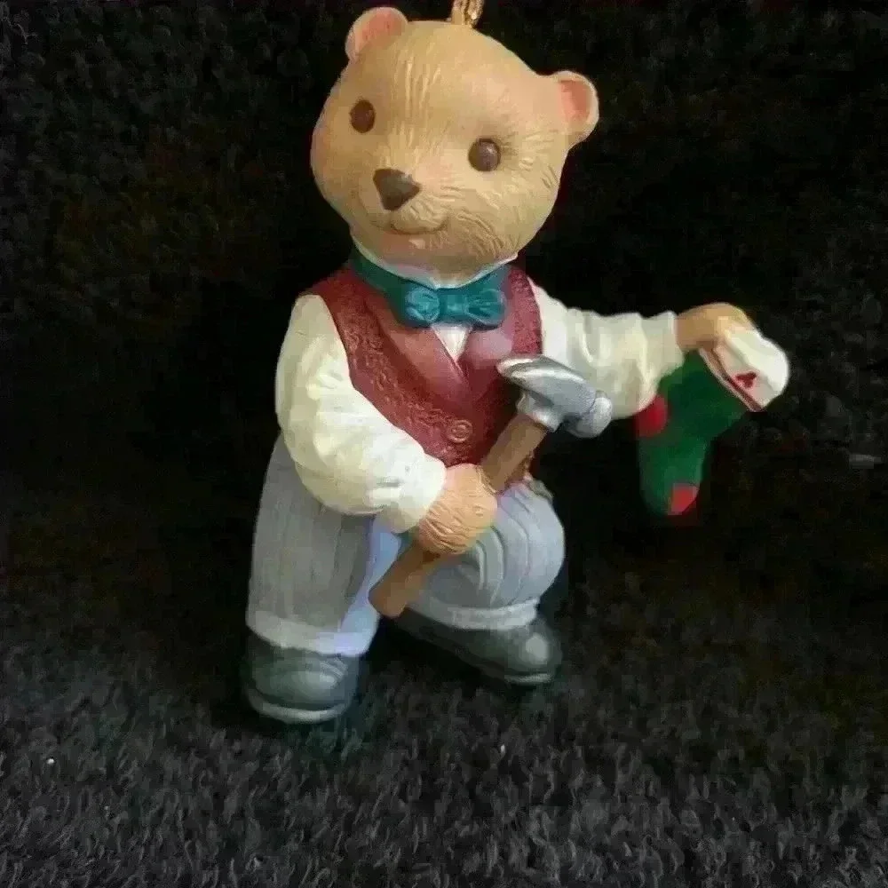 Vintage 1993 Hallmark Keepsake Ornaments, The Bearingers, Set of 4